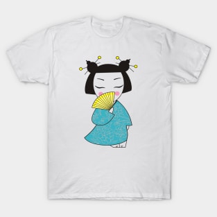 Geisha Fan T-Shirt